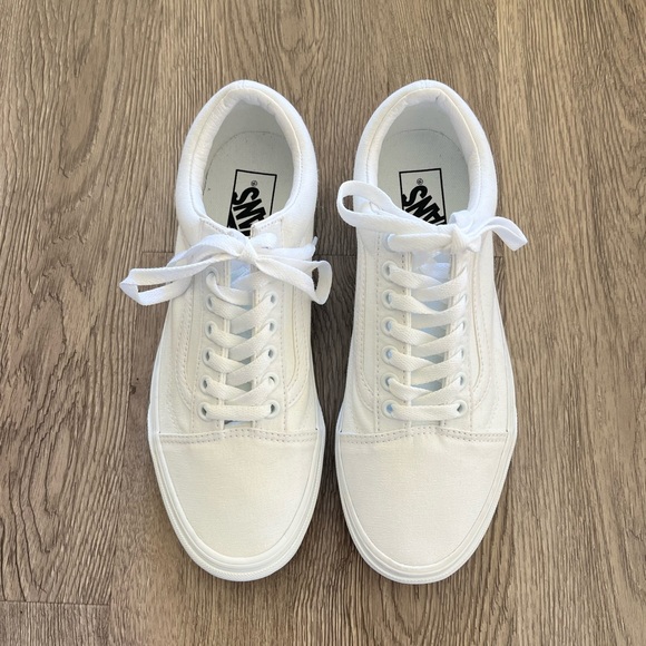Vans Old Skool canvas sneakers tennis shoes  women’s size 8 - like new! - Picture 2 of 7